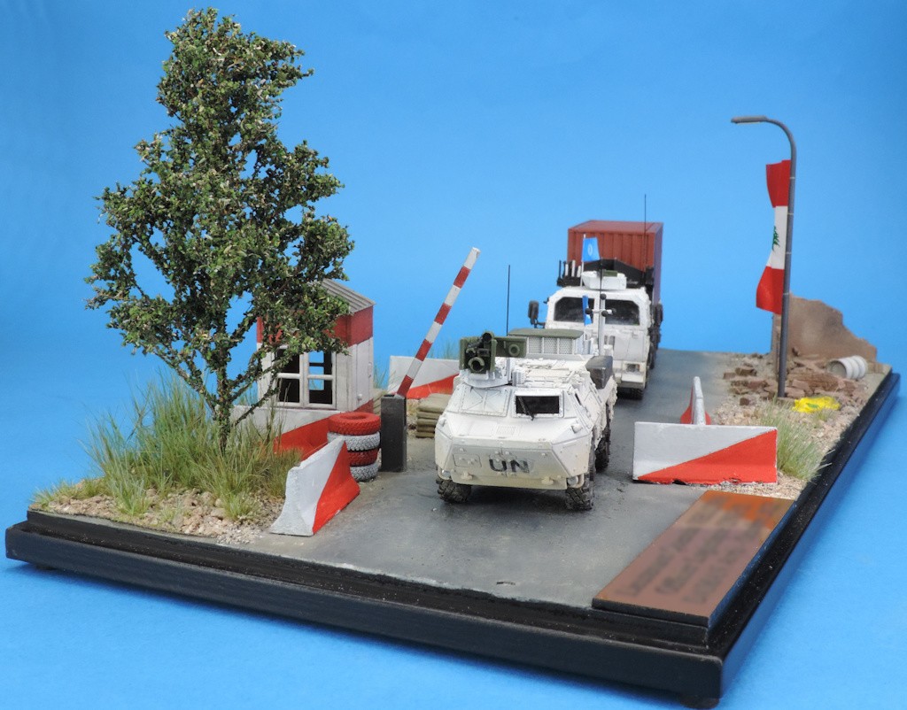 Maquette personnalisée : convoi français au Liban